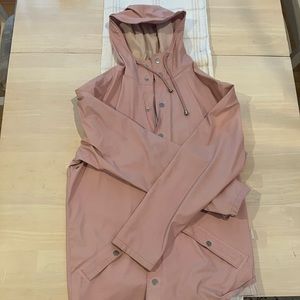 RAINS Pink Rain Jacket